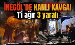 İnegöl’de kanlı kavga! 1'i ağır 3 yaralı