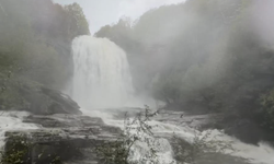 Bursa'da sağanak yağışın ardından Suuçtu Şelalesi coştu, Niagara'yı aratmadı