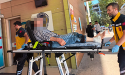 Bursa İnegöl'de yaşlı adam odun keserken yaralandı