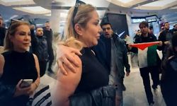 AVM'de İsrail gerginliği! Klodya Medina protesto edildi