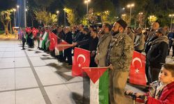İnegöl’de Gazze için tek yürek oldular!