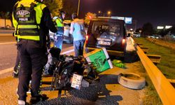 İnegöl’ün girişinde korkutan kaza!
