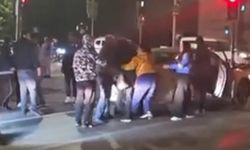 Bursa'da iki aile arasındaki kavga kamerada