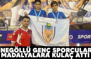 İnegöllü genç sporcular madalyalara kulaç attı