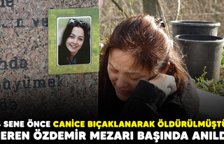 4 sene önce canice bıçaklanarak öldürülmüştü! Ceren Özdemir mezarı başında anıldı