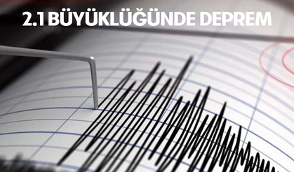 Malatya'da 2.1 büyüklüğünde deprem