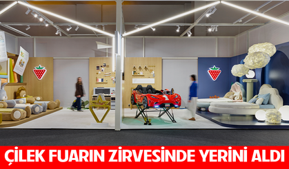 Çilek, fuarın zirvesinde yerini aldı!