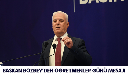 Başkan Bozbey'den Öğretmenler Günü mesajı
