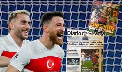 Milli Takım, İspanya'da manşetlerde!