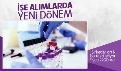 İşe alımlarda 'uy*şturucu testi' dönemi