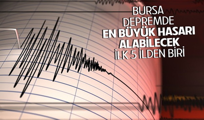 Bursa depremde en büyük hasarı alabilecek ilk 5 ilden biri