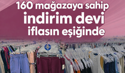 160 mağazaya sahip indirim devi iflasın eşiğinde