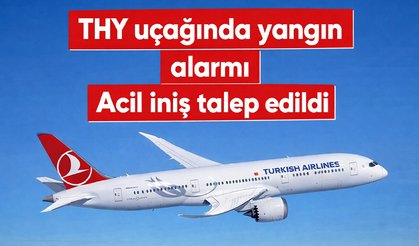 THY uçağında yangın alarmı