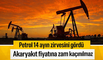 Petrol 14 ayın zirvesini gördü