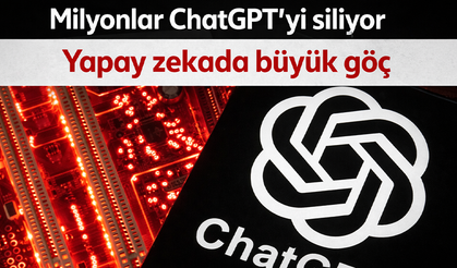 Milyonlar ChatGPT'yi siliyor: Yapay zekada büyük göç