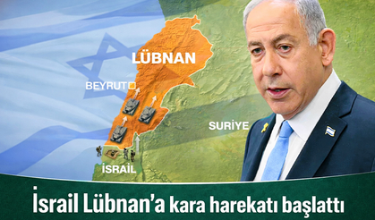 İsrail Lübnan'a kara harekatı başlattı