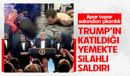 Trump'ın katıldığı yemekte silahlı saldırı