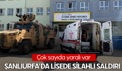 Şanlıurfa'da okula silahla giren saldırgan rastgele ateş açtı: Çok sayıda yaralı var