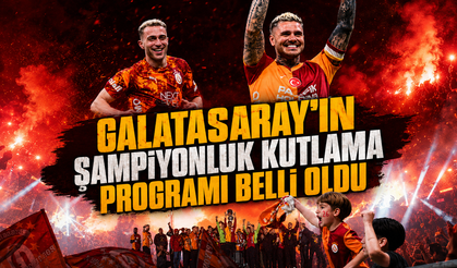 Galatasaray'ın şampiyonluk kutlama programı belli oldu
