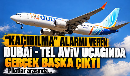 "Kaçırılma" alarmı veren Dubai- Tel Aviv uçağında gerçek başka çıktı: Pilotlar kavga etmiş