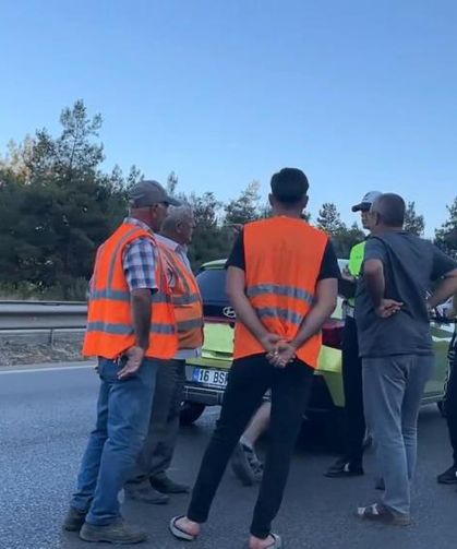 Bursa'da 7 araç birbirine girdi