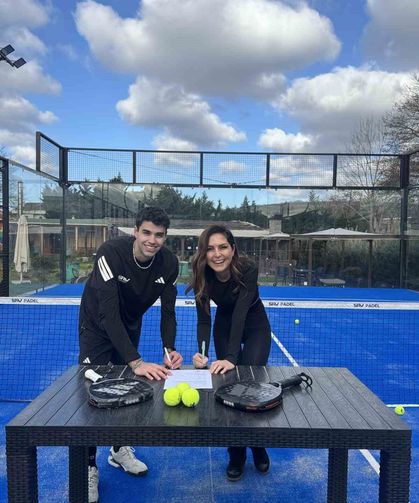Türkiye'de padel branşındaki ilk sporcu sponsorluğu anlaşması
