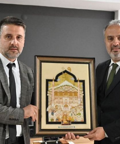 Eski Başkan Aktaş'tan Yeni Başkan Biba'ya tebrik