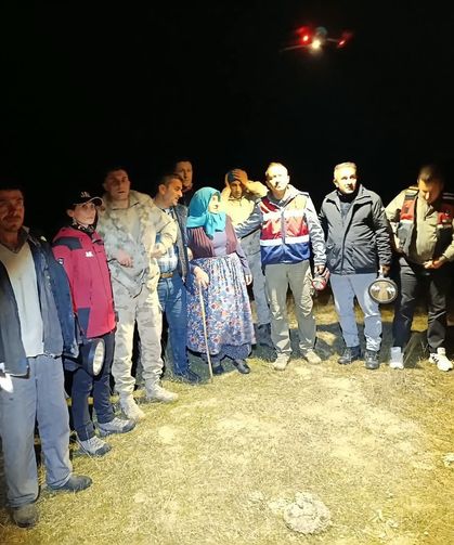 Bursa'da 3 gündür kayıp olan yaşlı kadın dron ile bulundu!