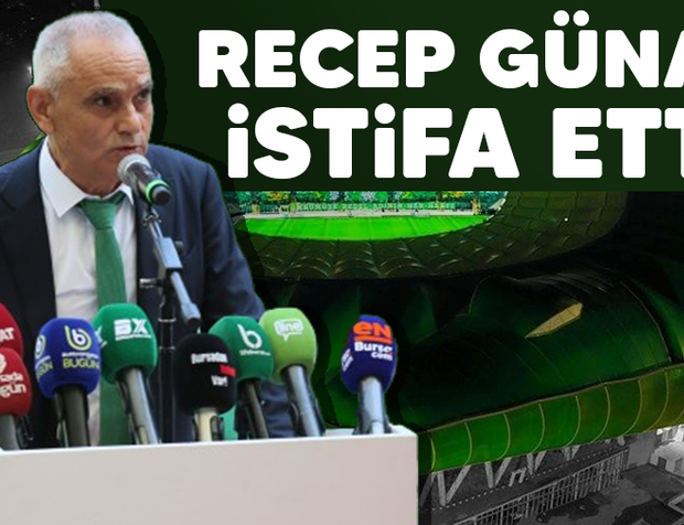 Recep Günay istifa mektubunu bırakıp gitti!