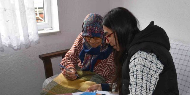 Gezici sandık, seçimi eve götürüyor