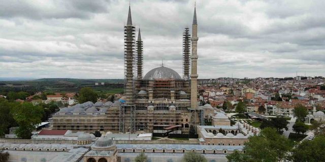 Mimar Sinan’ın ustalık eseri Selimiye Camii, yıl sonunda modern görünüme kavuşacak
