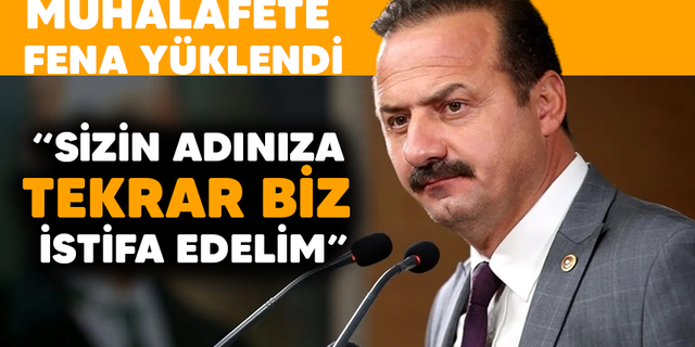 MUHALAFETE FENA YÜKLENDİ “SİZİN ADINIZA TEKRAR BİZ İSTİFA EDELİM”