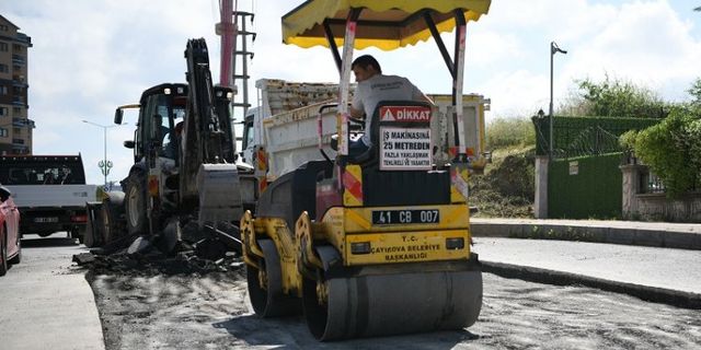 Çayırova’da asfalt yama seferberliği