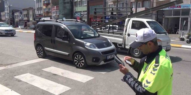Bandırma’da trafikte "Önce yaya" denetimleri devam ediyor