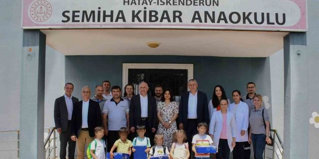 Kibar Holding’den depremzede çocuklara ziyaret