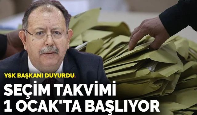 YSK BAŞKANI AHMET YENER YEREL SEÇİM TAKVİMİ İÇİN TARİH VERDİ!