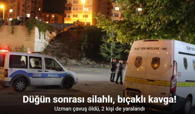Düğün sonrası silahlı bıçaklı kavga