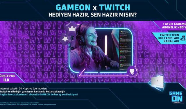 Türk Telekom GAMEON’dan önde gelen yayın platformuyla yeni iş birliği