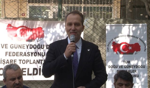 Yeniden Refah Partisi Genel Başkanı Erbakan: "Kollarımızı sıvadık ve 31 Mart seçimlerine hazırlanıyoruz"