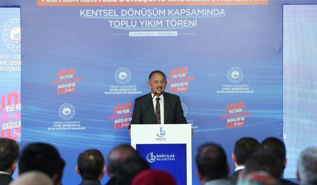 Çevre, Şehircilik ve İklim Değişikliği Bakanı Özhaseki: "Hazine arsalarını kentsel dönüşümde değerlendireceğiz"