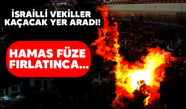 İsrail'de meclis oturumu sırasında Hamas füze fırlatınca vekiller sığınağa kaçtı