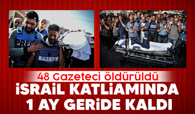 Kanlı savaşta bir ay geride kaldı: 48 gazeteci öldü