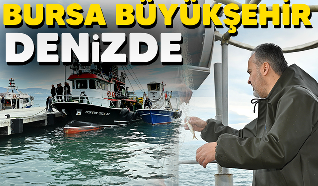 Bursa Büyükşehir denizde