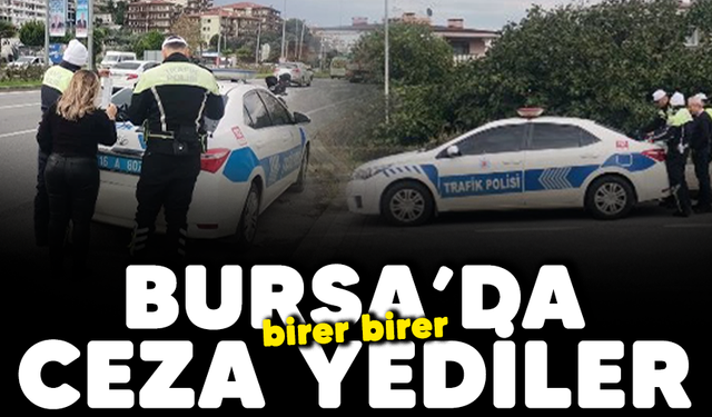 Bursa'da hız yapan sürücülere ceza yağdı