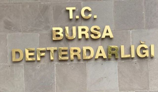 BURSA DEFTERDARLIĞI DÜZELTME İLANI