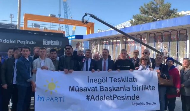 ANKARA'DA İNEGÖL İL OLACAK' SLOGANLARI ATILDI