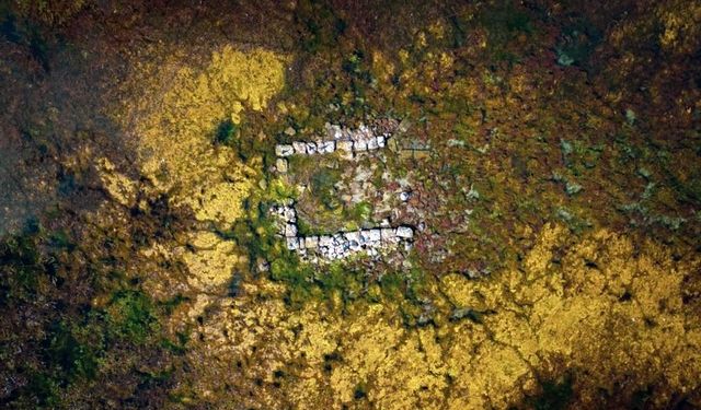 Sapanca Gölü’nde su çekildi: Tarihi yapı ortaya çıktı