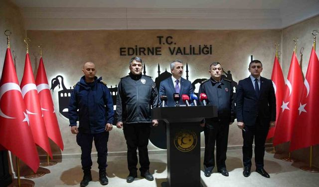 Edirne’de Avrupa’ya açılan sınır kapılarından Ocak ayında 878 bin 568 yolcu geçiş yaptı