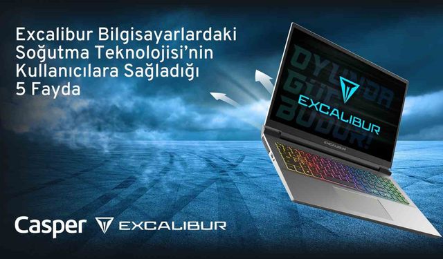 Excalibur bilgisayarlardaki ’Akıllı Turbo Termal Soğutma Teknolojisi’ birçok fayda sağlıyor