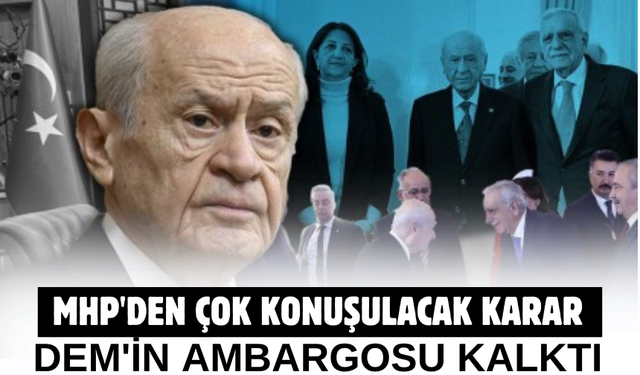 DEM Parti'nin ambargosu kalktı! MHP'den dikkat çeken bayramlaşma kararı